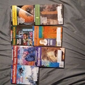 7 Fantasy&ScienceFiction paperback books